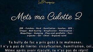 French Femdom Mistress Joi Commands You To Jerk Off Into Her Dirty Panties Cei Style