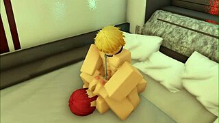 man, denji and makima's roblox sex goes so deep with that intense deepthroat action
