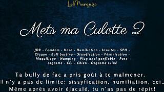 French Femdom Mistress Joi Commands You To Jerk Off Into Her Dirty Panties Cei Style