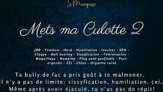 French Femdom Mistress Joi Commands You To Jerk Off Into Her Dirty Panties Cei Style