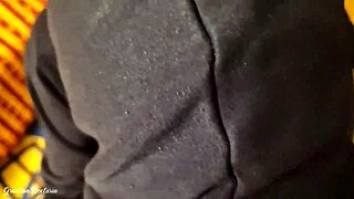 Hot Hooded Stranger Drops to Knees for My Monster Cock Deepthroat Blowjob and Cum Gulp!