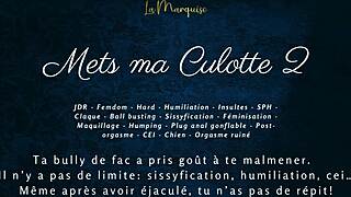 French Femdom Mistress Joi Commands You To Jerk Off Into Her Dirty Panties Cei Style