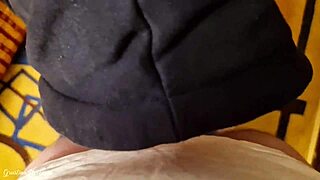 Hot Hooded Stranger Drops to Knees for My Monster Cock Deepthroat Blowjob and Cum Gulp!