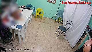 backstage hot latina model poses in lingerie while producer showers... subscribe to see the fuck! 🔥🫦