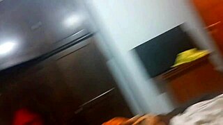 Stepdad gets nervous as big ass teen strokes his penis