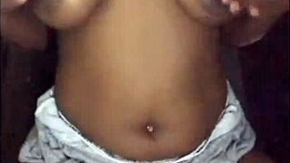 whoa next door ebony milf's flashin those saggy natural tits from her shorts... hot preview right?