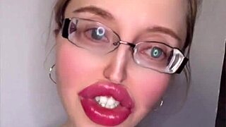 Russian Accent Glasses Girl Shares Huge Fetish Story Part 1