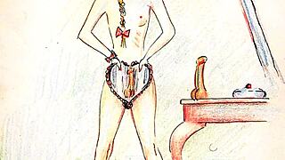 These vintage erotic drawings capture hairy retro passion perfectly