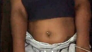 whoa next door ebony milf's flashin those saggy natural tits from her shorts... hot preview right?