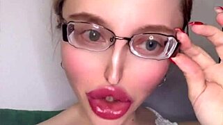 Russian Accent Glasses Girl Shares Huge Fetish Story Part 1