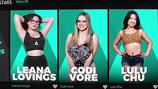 Nicole Doshi Craves Maya Woulfe's Rough Strap-On Anal Ride