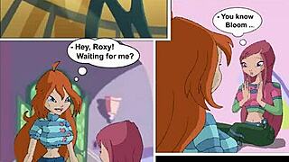 winx babes flash naughty in interactive comics