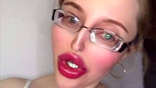 Russian Accent Glasses Girl Shares Huge Fetish Story Part 1
