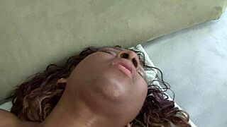 Black beauty milf Ms Platinum slammed hard by Byron Long's monster cock