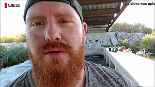 black bbw bends over bareback for big cock doggystyle in jungle