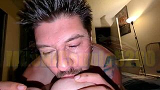 Amateur PAWG Big Pierced Tits Sucks Rides Pierced Cock