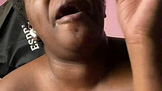 Drunk Ebony's Bottle Bliss Creampie