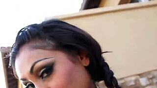 hey check out this super hot indian milf's backyard solo