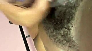 Drunk Ebony's Bottle Bliss Creampie