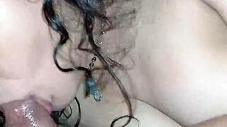 I milk all the cum from my stepbro's thick cock 😍💦