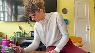 CAUGHT STEPMOM WATCHING PORN AND HATES BIG COCK FUCKING