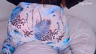 Big ass whore Eliza strips bare for ex's creampie pounding ride?