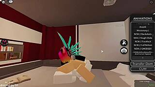 Roblox Duel Turns Into Bent Over Blowjob Cowgirl Creampie Pounding Domination