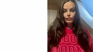 ZIP UP LATEX STRAP-ON READY - KNEEL AND TAKE PUNISHMENT BOY!!