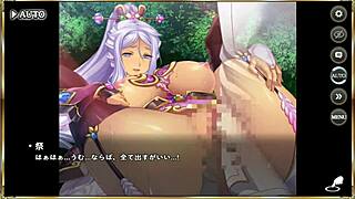 check out this hot cartoon boobs scene from shin koihime musou with huang gai awakening