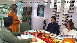 american thanksgiving blends hardcore group sex with delicious holiday food