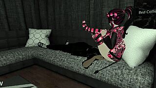 oh man in vrchat i smother his face brutally till he passes out femdom style!!