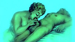 classic strokes of vintage erotic desire unfold