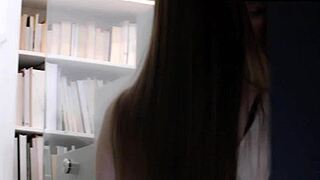 busty liya silver seduces her young 19yo girlfriend with passionate pussy licking and sensual girl on girl kissing