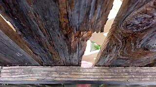 AMATEUR VOYEUR FENCE FUCKING INTENSE ACTION