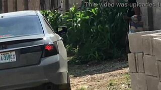 roadside slut i picked now bends for my homie's assplay threesome