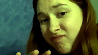 whoa 😍 sexy russian teen slurps young guy's cock deep! 💦