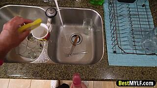 Stepgranny Sucks Stepgrandson Big Cock Then Fucks Swallows Cum Pov