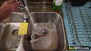 Stepgranny Sucks Stepgrandson Big Cock Then Fucks Swallows Cum Pov