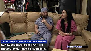 Think Dr Tampa turns Blaire Celeste into gaping nurse guinea pig?