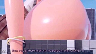whoa giantess with huge tits humping buildings 😱🍑💥 her ass shakes everything!!