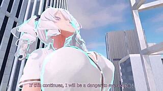 whoa giantess with huge tits humping buildings 😱🍑💥 her ass shakes everything!!