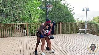 Basketball Game? Monica Santhiago Takes Rome Major's Cock Deep!
