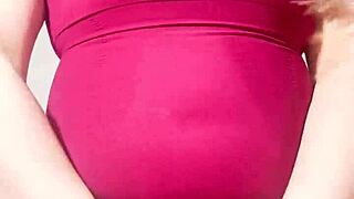 madrastra puta latina colombiana... ugh her giant cameltoe and shaved pussy rides hijastro so wild