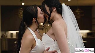 Ready for busty babe tribbing her milf girlfriend?