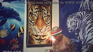 maxxx loadz hammers asian pussy during raw porn shoot backstage