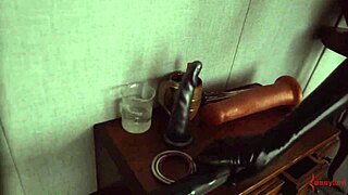 rebel rhyder bound and gagging on cock ass in twisted threesome