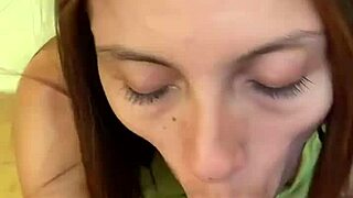 Pov Petite Latina Teen Blowjob Swallows Cum Mouthful Moaning