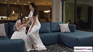 Ready for busty babe tribbing her milf girlfriend?