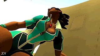 hey watch kinessa shake that sexy body dancing wild