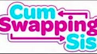 katie kush gets kinky riding cock in threesome with cum swapping blowjobs